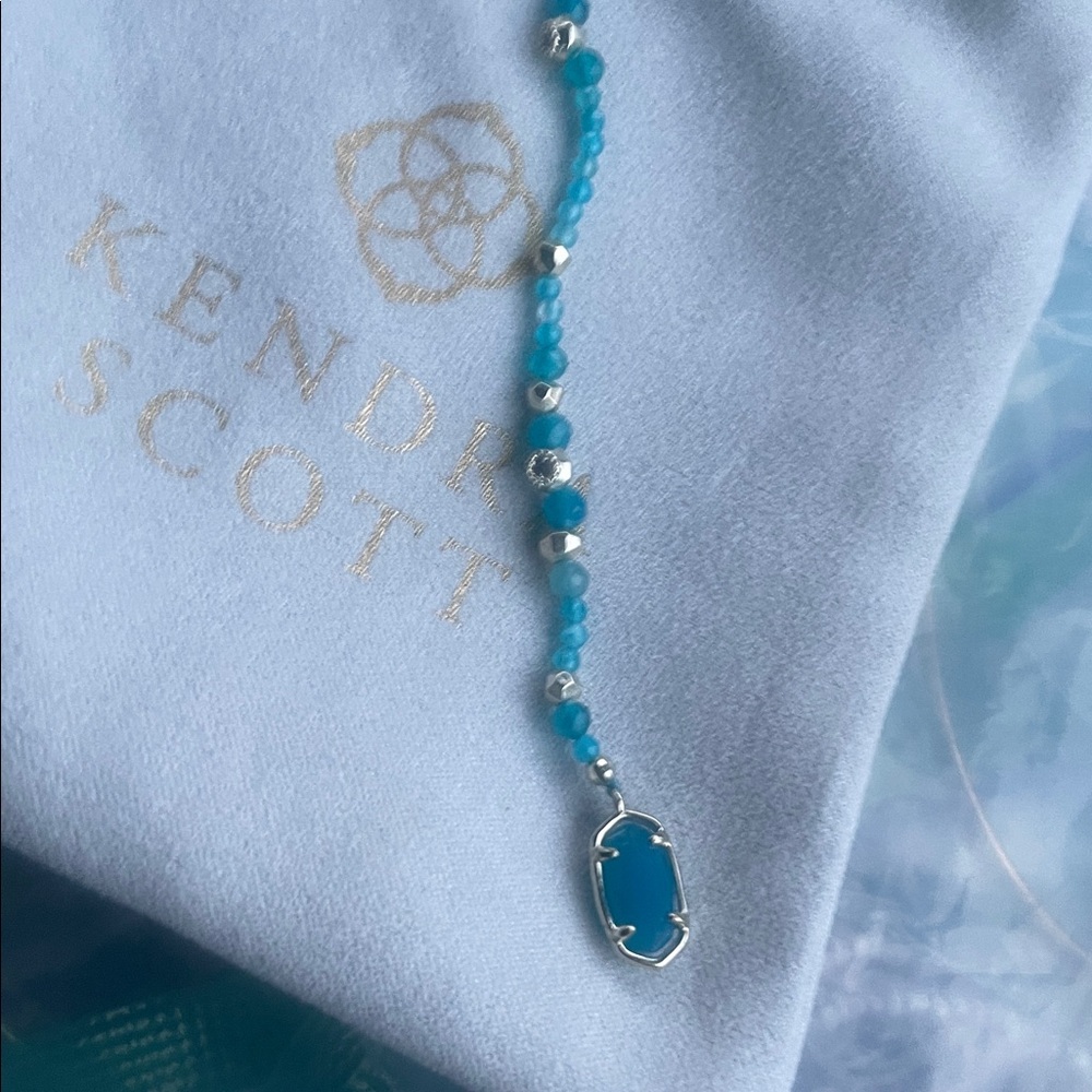 Kendra Scott Blue Beaded Necklace - Picture 4 of 5